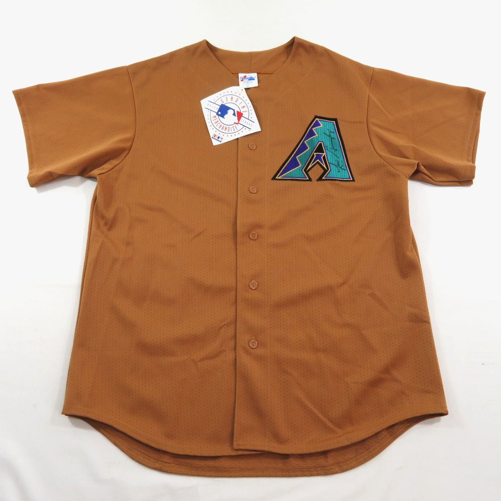 Louis Gonzalez Signed Autographed Diamondbacks Jersey Shirt Copper XL Vintage